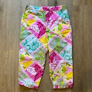 Lilly Pulitzer, vintage white label, girls size 6 peddle pushers